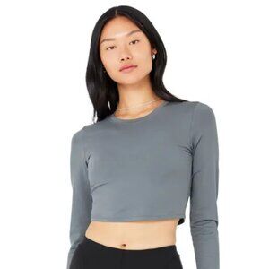 ALO CROP FINESSE LONG SLEEVE TOP